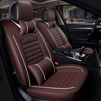 Νέο δερμάτινο κάλυμμα καθίσματος για Volkswagen Vw Passat B5 Polo Golf Tiguan Jetta Touran Four Seasons Κάλυμμα καθίσματος αυτοκινήτου