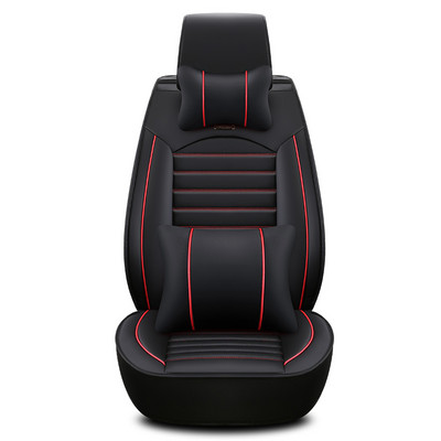 Jauns ādas pilns sēdekļa pārklājs priekš Volkswagen Vw Passat B5 Polo Golf Tiguan Jetta Touran Four Seasons automašīnas sēdekļa pārklāja spilvens