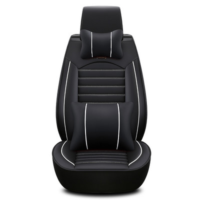 Jauns ādas pilns sēdekļa pārklājs priekš Volkswagen Vw Passat B5 Polo Golf Tiguan Jetta Touran Four Seasons automašīnas sēdekļa pārklāja spilvens