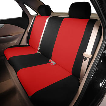 Универсален червен калъф за седалка за кола Полиестерен плат Защитаващи калъфи за седалки