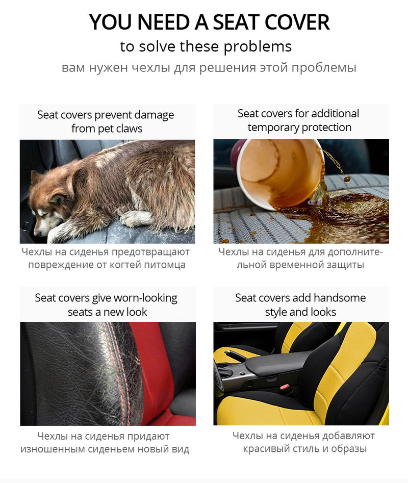 Univerzalna crvena navlaka za autosjedalicu Zaštitne navlake za sjedala od poliesterske tkanine