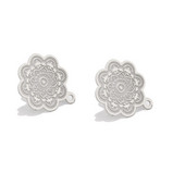 20 kom 15 mm boemski okrugli stupovi za naušnice, koncentrični krugovi, naušnice s nitnama u etničkom stilu Pronalaženje komponente nakita