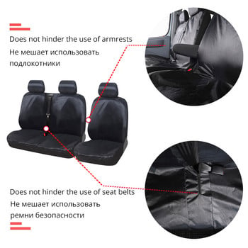 Нов стил Водоустойчиво покривало за столче за кола Transit Персонализирани калъфи за седалки 1+2 Проектирани да пасват на Ford Fiat Scudo2014 Gazelle Opel Antara VWT4