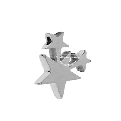 5 komada zlatnih privjesaka sa šarmom od nehrđajućeg čelika, mjesečeve zvijezde za DIY ženske ogrlice, pribor za izradu nakita