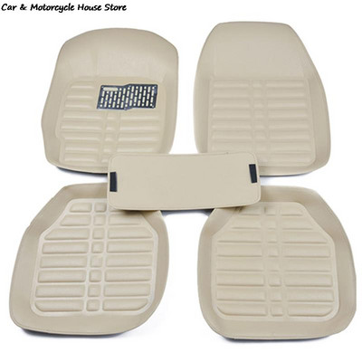 5 tk Auto põrandamatid Vaibad Vaibad Duster Premiumi täiskomplekt Vaibad Põrandamatid Nahast autotarvikud