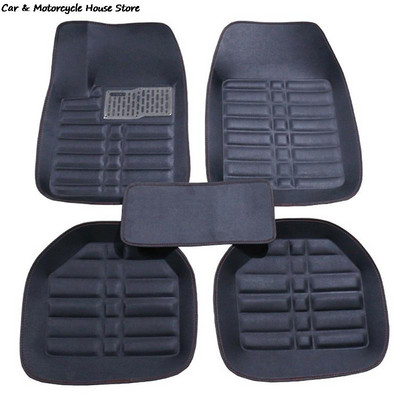 5 tk Auto põrandamatid Vaibad Vaibad Duster Premiumi täiskomplekt Vaibad Põrandamatid Nahast autotarvikud