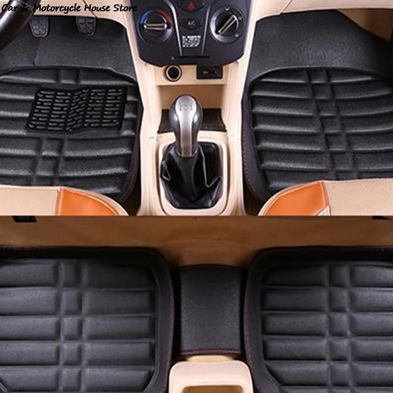 5 tk Auto põrandamatid Vaibad Vaibad Duster Premiumi täiskomplekt Vaibad Põrandamatid Nahast autotarvikud