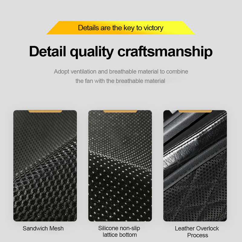 Suvine hingav jääst siidist istmepadi Ventilatsiooniga istmepadi USB-pistikuga autole Universaalsed autod istmepadi Autosisustus