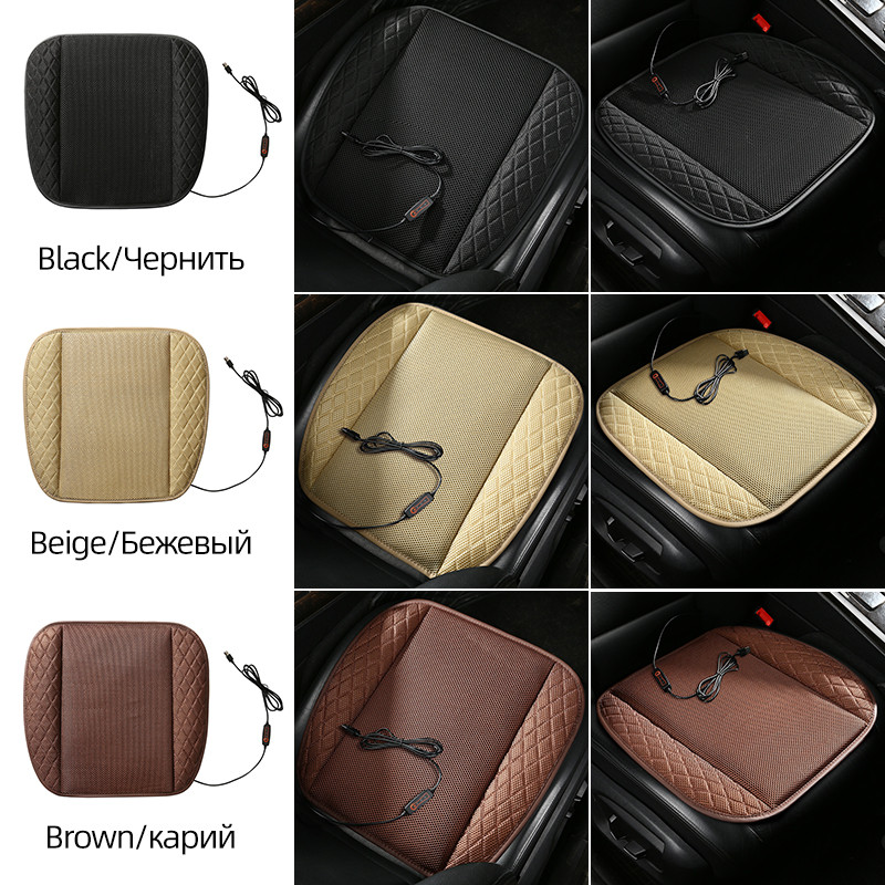 Suvine hingav jääst siidist istmepadi Ventilatsiooniga istmepadi USB-pistikuga autole Universaalsed autod istmepadi Autosisustus