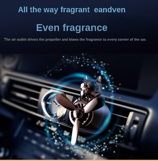 Novi automobil Aromaterapija Metoda galvanizacije Pas za borbu Propeler Pilot Otvor za zrak Čvrsti parfem Osvježivač Dodaci za interijer