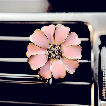 Στολίδι αυτοκινήτου Daisy Flower Κλιπ Άρωμα Άρωμα Αποσμητικό Χώρου Αυτοκινήτων Εξόδους Εξόδους Αρωματικός Διαχύτης Αυτοκινήτων Διακόσμηση Αξεσουάρ Δώρο