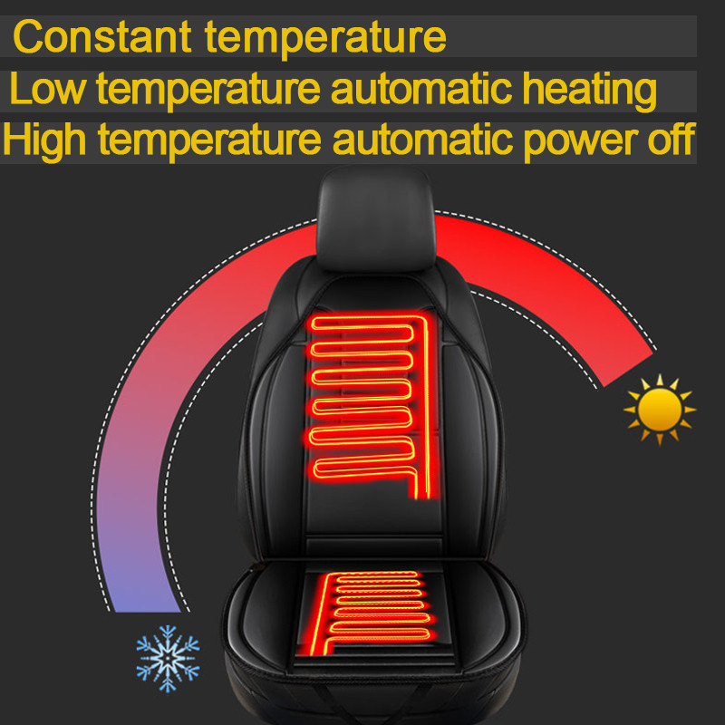 Husa scaun auto incalzita 12V Perna scaun cu incalzire rapida pentru iarna Scaun cald Accesorii auto Incalzitor interior universal