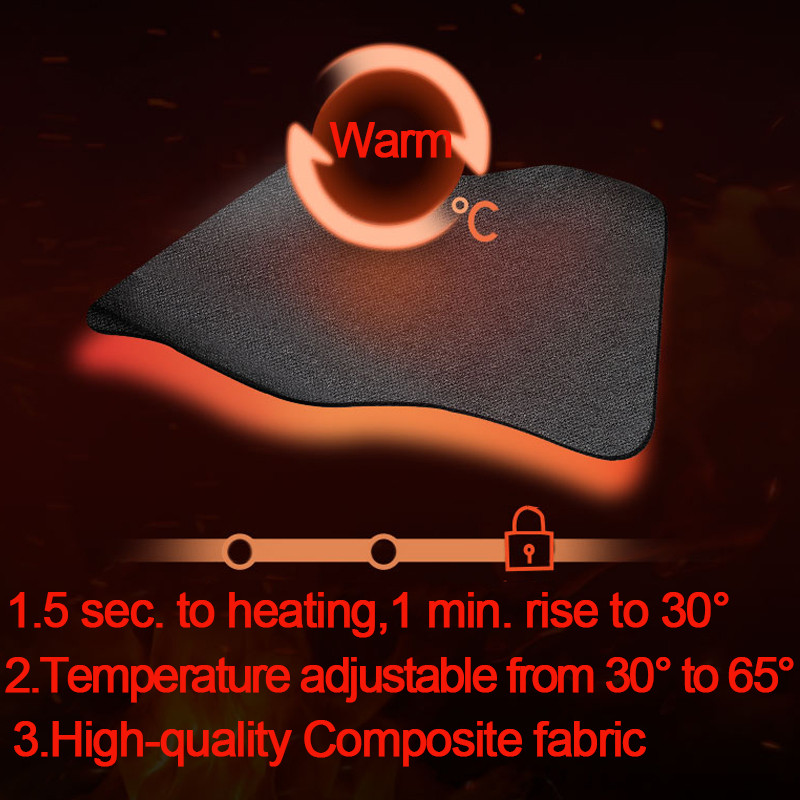 Husa scaun auto incalzita 12V Perna scaun cu incalzire rapida pentru iarna Scaun cald Accesorii auto Incalzitor interior universal