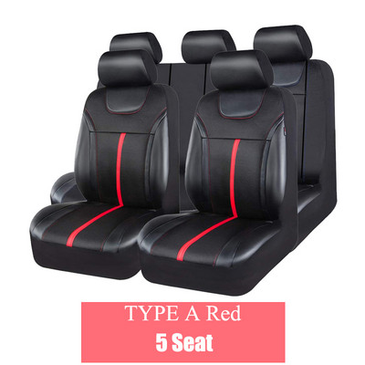 AUTO PLUS Sportska karbonska kožna univerzalna navlaka za autosjedalicu s dizajnom patentnog zatvarača Prikladna za SUV vozila, kombije, limuzine, kamione Kompatibilna sa zračnim jastukom