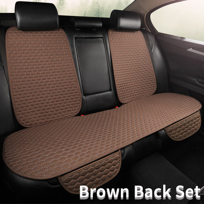 Nova lanena navlaka za autosjedalicu Zaštitna posteljina Prednji stražnji stražnji jastuk Zaštitna podloga Mat Naslon za auto Unutrašnjost Kamion Suv Van