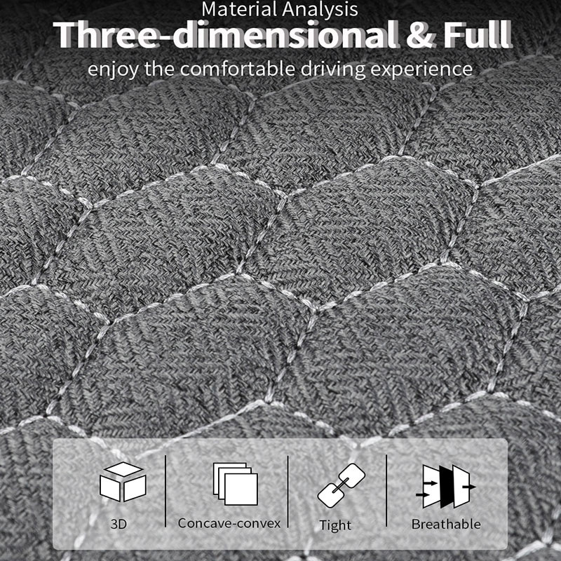 Nova lanena navlaka za autosjedalicu Zaštitna posteljina Prednji stražnji stražnji jastuk Zaštitna podloga Mat Naslon za auto Unutrašnjost Kamion Suv Van