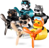 Osvježivač zraka za automobil Bear Pilot Rotirajući propeler Aromaterapija Otvor za zrak Mirisi Automatski parfemi Mirisi Dodatna oprema