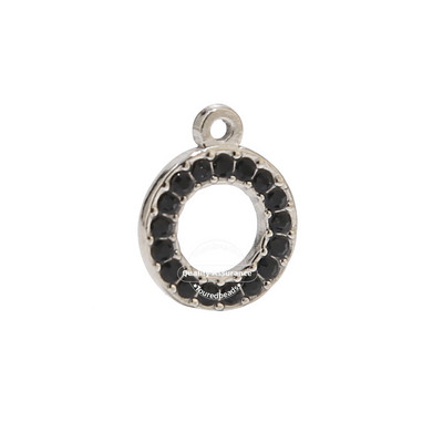 5 komada šupljih kružnih privjesaka od nehrđajućeg čelika, zlatnih privjesaka za rođendanske kamenčiće za izradu ogrlica s naušnicama