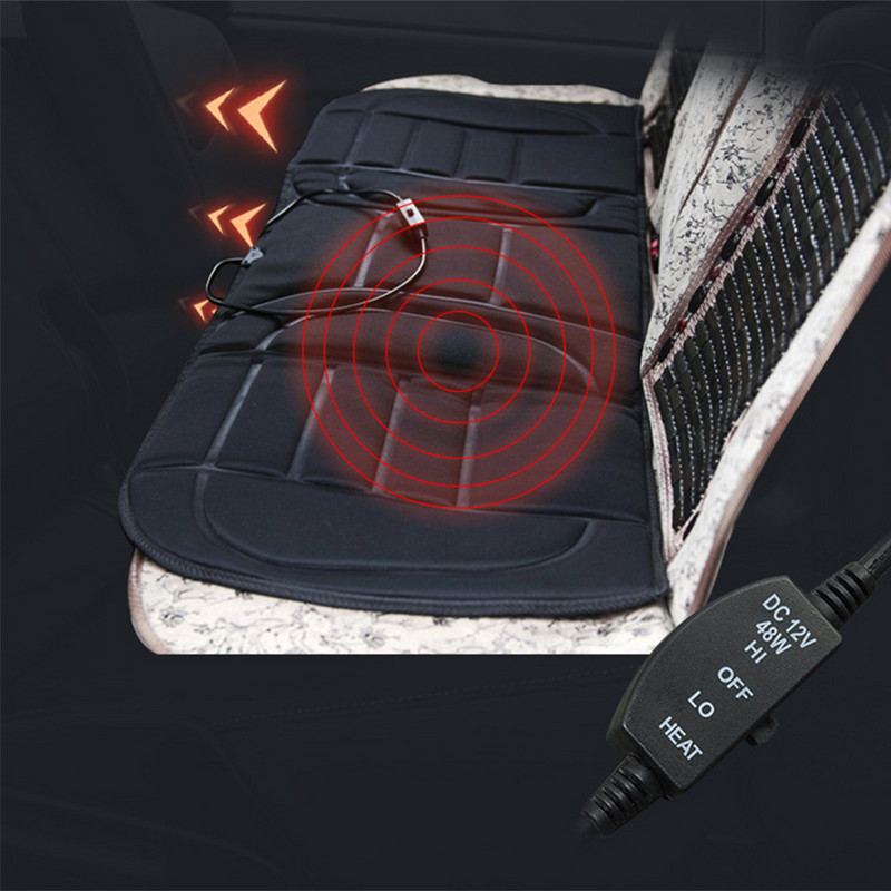12v grijani jastuk za stražnje sjedalo automobila Zimsko univerzalno toplo sjedalo sklopivo podesivo električno grijanje za automobil Dodaci za automobil