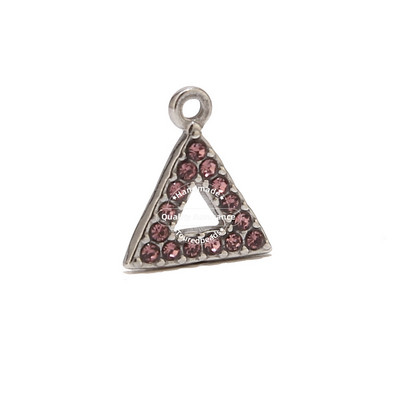 5 komada šupljih trokutastih privjesaka od nehrđajućeg čelika 13X15 mm, zlatnih privjesaka za naušnice, izrada ogrlica, nalaza od perli