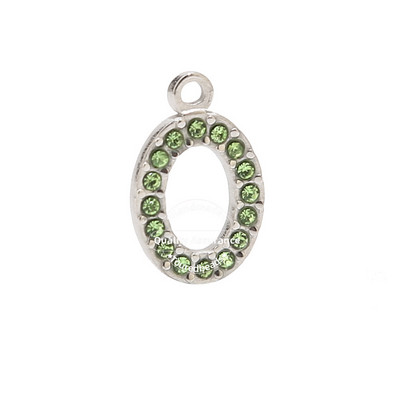 5 komada kristalnih ovalnih perli od nehrđajućeg čelika, privjesci, privjesci s dijamantima Nakit za djevojčice, žene, uradi sam ogrlica