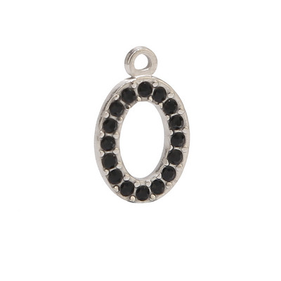 5 komada kristalnih ovalnih perli od nehrđajućeg čelika, privjesci, privjesci s dijamantima Nakit za djevojčice, žene, uradi sam ogrlica