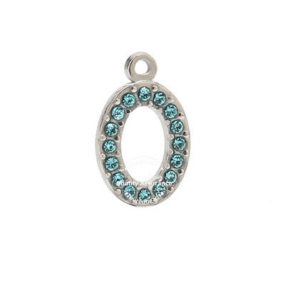 5 komada kristalnih ovalnih perli od nehrđajućeg čelika, privjesci, privjesci s dijamantima Nakit za djevojčice, žene, uradi sam ogrlica