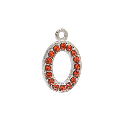 5 komada kristalnih ovalnih perli od nehrđajućeg čelika, privjesci, privjesci s dijamantima Nakit za djevojčice, žene, uradi sam ogrlica