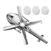 Aromaterapijski osvježivač zraka za automobil | Helikopter Syle Eliminator mirisa | Rotirajuća peraja od legure cinka Dodaci za uređenje interijera automobila