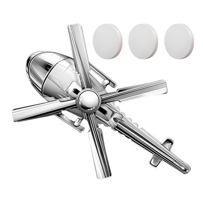 Aromaterapijski osvježivač zraka za automobil | Helikopter Syle Eliminator mirisa | Rotirajuća peraja od legure cinka Dodaci za uređenje interijera automobila