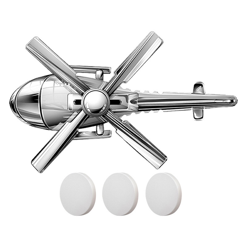 Aromaterapijski osvježivač zraka za automobil | Helikopter Syle Eliminator mirisa | Rotirajuća peraja od legure cinka Dodaci za uređenje interijera automobila