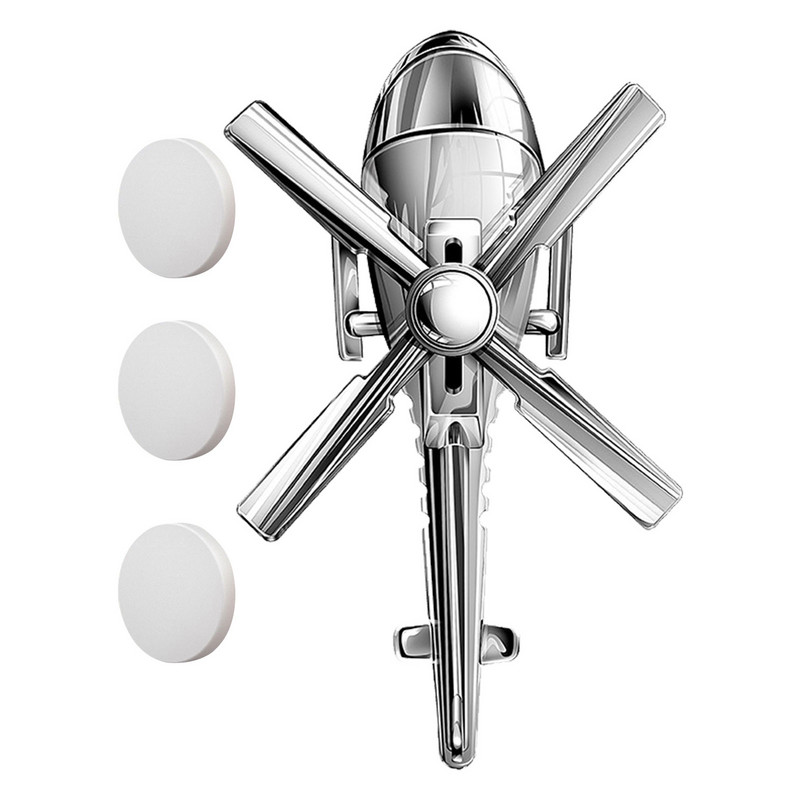 Aromaterapijski osvježivač zraka za automobil | Helikopter Syle Eliminator mirisa | Rotirajuća peraja od legure cinka Dodaci za uređenje interijera automobila