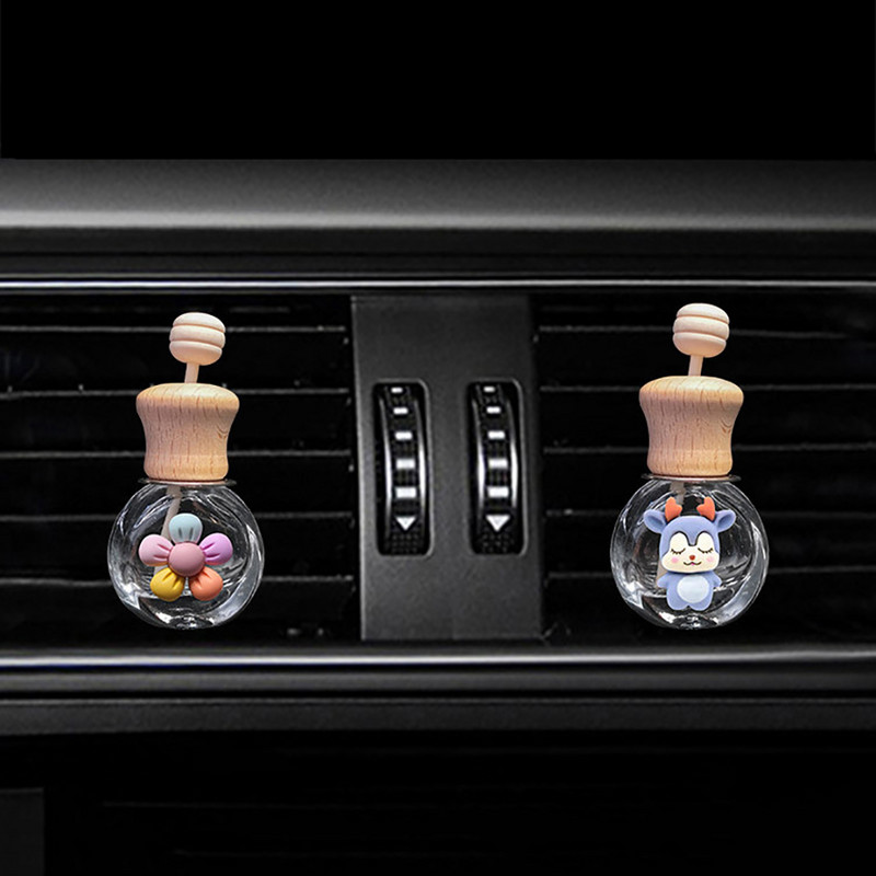 Car Air Vent parfüm parfüm üres palack illóolaj aroma illat utántöltő Docors autós légfrissítő diffúzor palackhoz