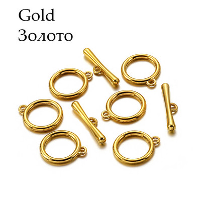 10-20Set/Lot Zlatne boje OT Preklopne kopče Kuke Konektori za zaključavanje nakita za DIY narukvice i ogrlice Dodaci za izradu nakita