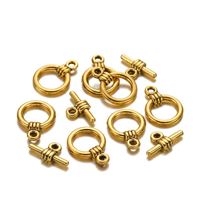 10-20Set/Lot Zlatne boje OT Preklopne kopče Kuke Konektori za zaključavanje nakita za DIY narukvice i ogrlice Dodaci za izradu nakita