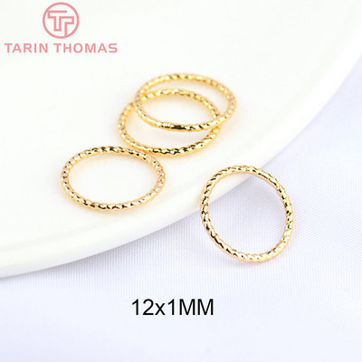 (3581)10 DB 18MM 20MM 24K aranyozott sárgaréz kör alakú ugrógyűrűk zárt gyűrűk kiváló minőségű barkács ékszer kiegészítők