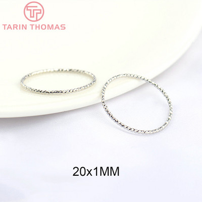 (3581)10 DB 18MM 20MM 24K aranyozott sárgaréz kör alakú ugrógyűrűk zárt gyűrűk kiváló minőségű barkács ékszer kiegészítők