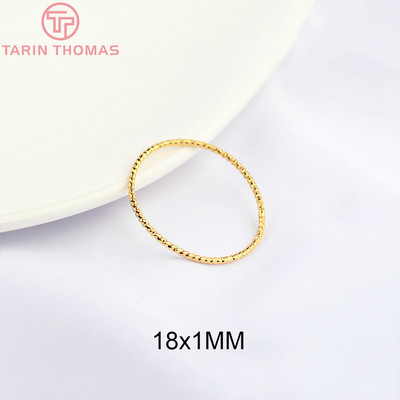 (3581)10 DB 18MM 20MM 24K aranyozott sárgaréz kör alakú ugrógyűrűk zárt gyűrűk kiváló minőségű barkács ékszer kiegészítők