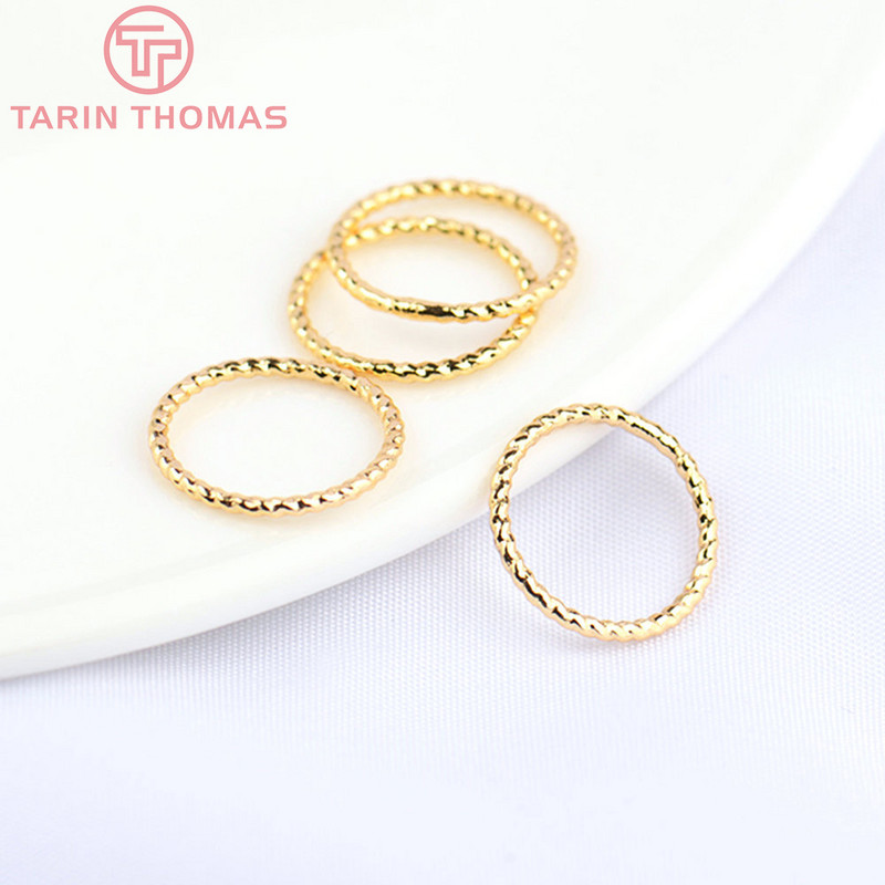 (3581)10 DB 18MM 20MM 24K aranyozott sárgaréz kör alakú ugrógyűrűk zárt gyűrűk kiváló minőségű barkács ékszer kiegészítők