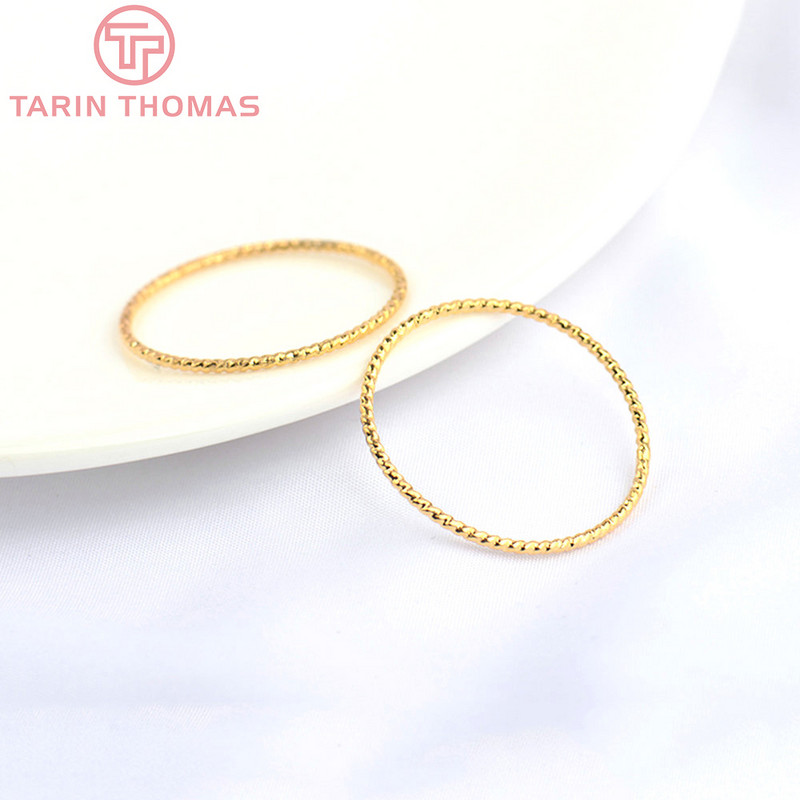 (3581)10 DB 18MM 20MM 24K aranyozott sárgaréz kör alakú ugrógyűrűk zárt gyűrűk kiváló minőségű barkács ékszer kiegészítők
