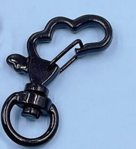 10 komada metalno obojenih šarenih 34x21 mm rotirajućih jastoga s kopčom u obliku oblaka s kukom za privjeske za ključeve za DIY obrte za izradu nakita