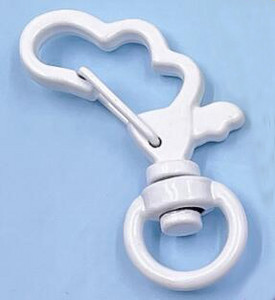 10 komada metalno obojenih šarenih 34x21 mm rotirajućih jastoga s kopčom u obliku oblaka s kukom za privjeske za ključeve za DIY obrte za izradu nakita