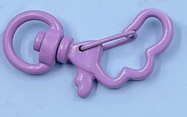 10 komada metalno obojenih šarenih 34x21 mm rotirajućih jastoga s kopčom u obliku oblaka s kukom za privjeske za ključeve za DIY obrte za izradu nakita