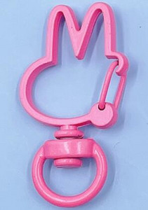 10 komada metalno obojenih šarenih 36x18 mm lijepih zečeva, rotirajućih jastoga s kopčom, konektora za privjesak za ključeve za izradu nakita za DIY privjesak