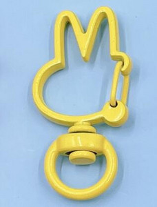 10 komada metalno obojenih šarenih 36x18 mm lijepih zečeva, rotirajućih jastoga s kopčom, konektora za privjesak za ključeve za izradu nakita za DIY privjesak