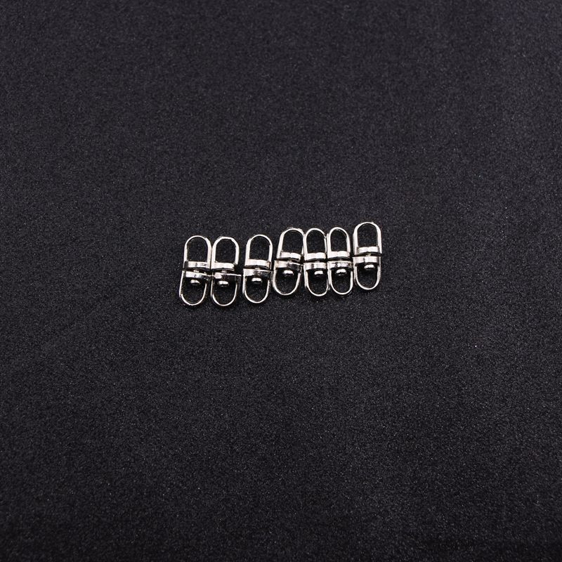 50 kom/lot 8 oblika Okretni privjesak s kandžama jastoga, kopče, kopče za pse, konektor za kopču za torbu, držač ključeva, dodaci za privjesak za ključeve.