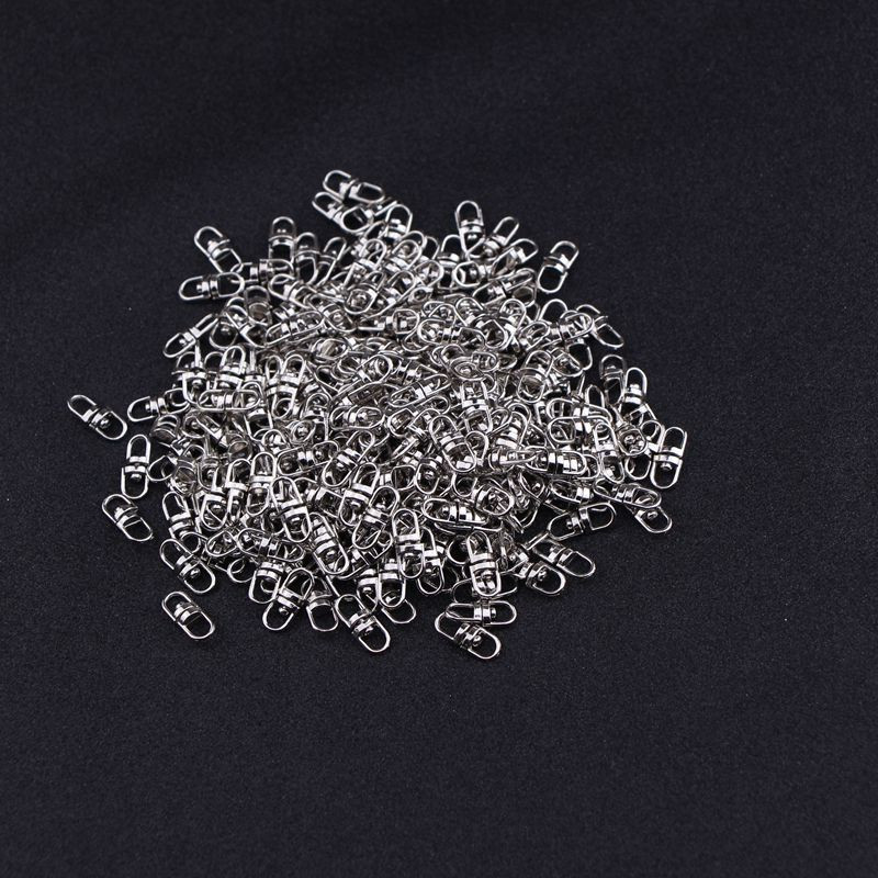 50 kom/lot 8 oblika Okretni privjesak s kandžama jastoga, kopče, kopče za pse, konektor za kopču za torbu, držač ključeva, dodaci za privjesak za ključeve.