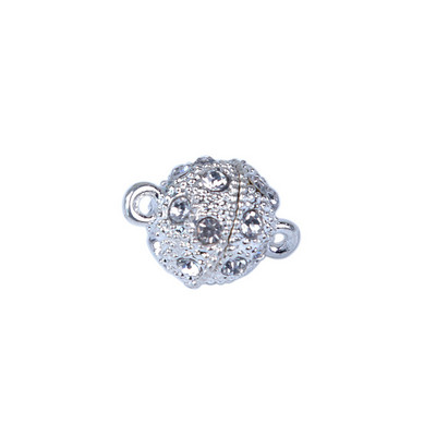 5 kompleta kamenčićima popločanih okruglih metalnih magnetnih kopči Kuka 8-14 mm narukvica Snažne magnetske spojne kopče za DIY izradu nakita