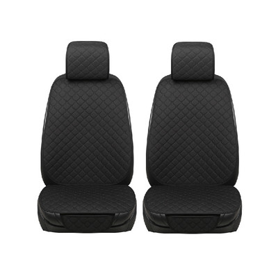 Lanena navlaka za autosjedalicu Prozračna velika veličina Automatski jastuk za sjedalo Zaštitnik Prednja stražnja stražnja podloga za sjedalo s naslonom za automobil SUV Kombi
