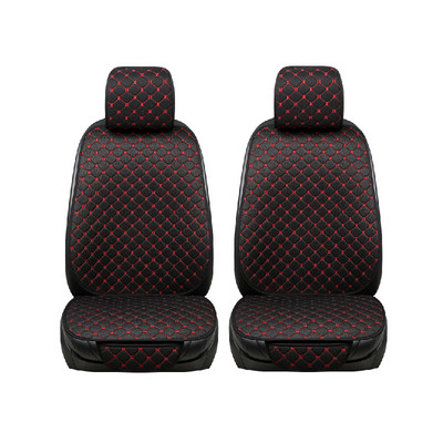 Lanena navlaka za autosjedalicu Prozračna velika veličina Automatski jastuk za sjedalo Zaštitnik Prednja stražnja stražnja podloga za sjedalo s naslonom za automobil SUV Kombi